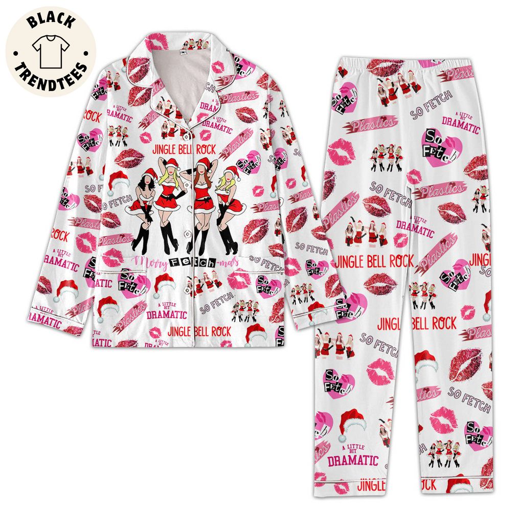 Jingle Bell Rock Christmas Design Pajamas Set