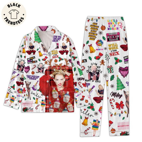 Just Pop It Lock It Polka Dot It Portrait Design Pajamas Set