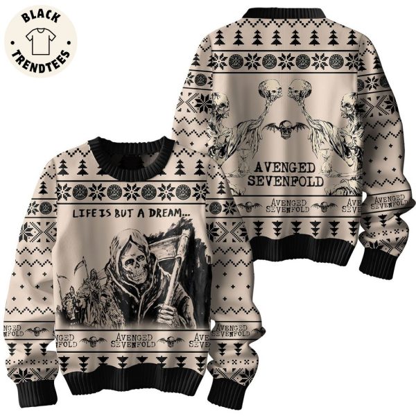 Life Is But A Dream Avenged Sevenfold Christmas Design 3D Sweater