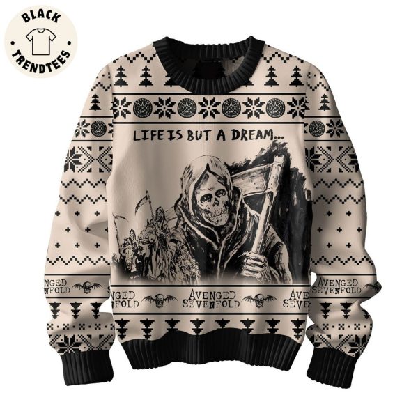 Life Is But A Dream Avenged Sevenfold Christmas Design 3D Sweater