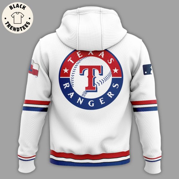 Limited Texas Rangers World Series 2023 White Nike Logo Design 3D Hoodie