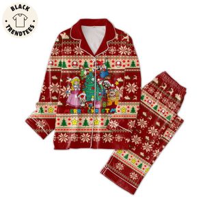 Mario Merry Christmas Design Pajamas Set