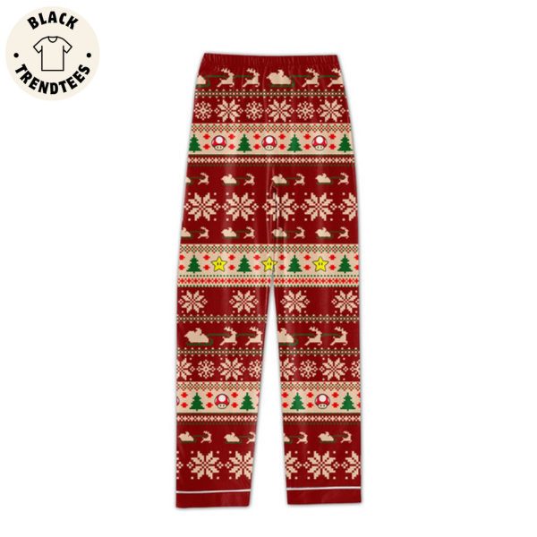 Mario Merry Christmas Design Pajamas Set