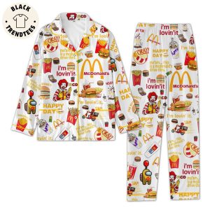 McDonald’s Happy Day White Design Pajamas Set