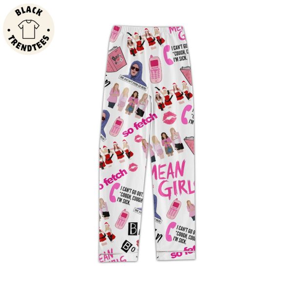 Mean Girls So Fetch Phone Lips Cute Design Pajamas Set