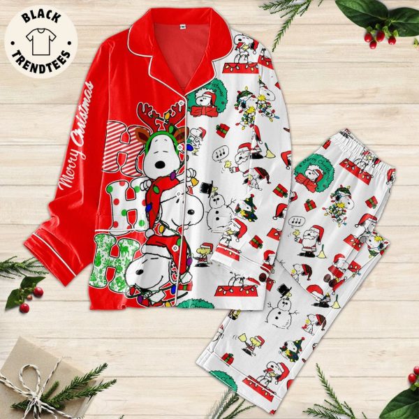 Merry Christmas Design Pajamas Set