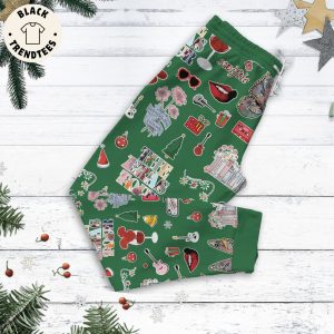 Merry Christmas Taloyr’s Version 1989 Green Design Pajamas Set