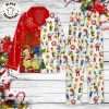 Santa Baby Merry Christmas Red Design Pajamas Set