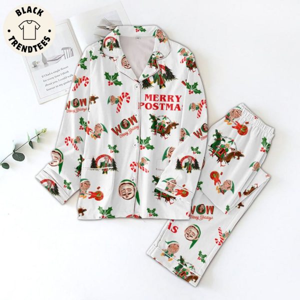 Merry Postmas Won Christmas Design Pajamas Set