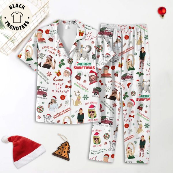 Merry Swiftmas In My Heart Is A Christmas Tree Farm Design Pajamas Set