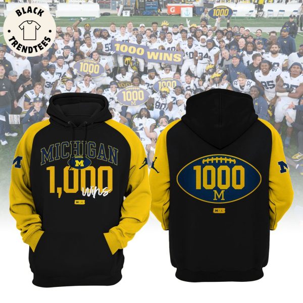 Michigan 1000 Wins Limited Black Yellow Design 3D Hoodie