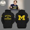 Michigan Vs Everybody Black Hoodie Michigan Football