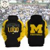 Michigan Vs Everybody Michigan Football Full Black Design 3D Hoodie