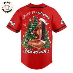 Micki Minaj Christmas Portrait Design Baseball Jersey