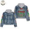 Kungdu Panda Holiday Mascot Design Hooded Denim Jacket