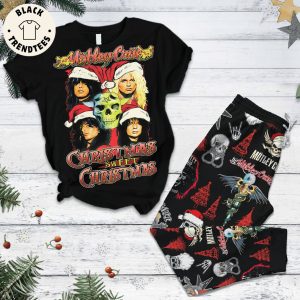 Motley Criie Christmas Sweet Black Design Pajamas Set