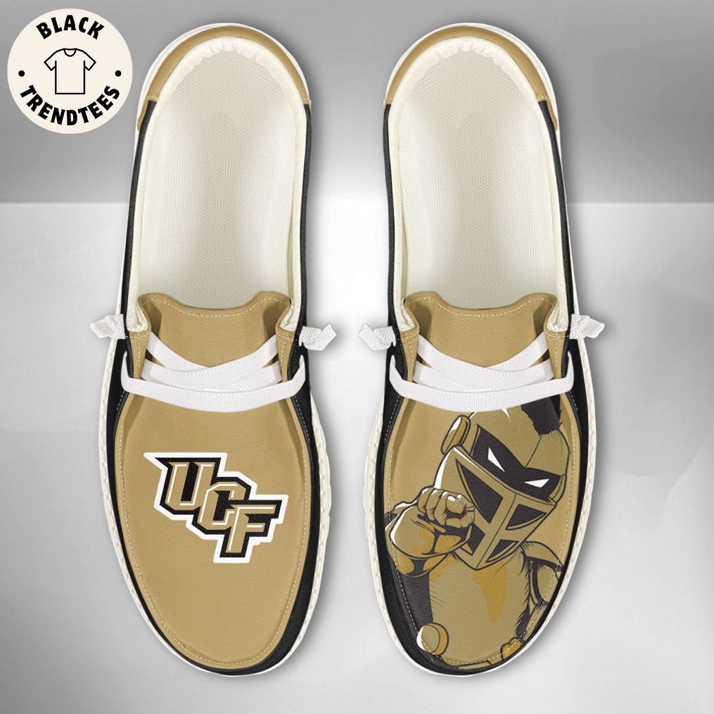 NCAA UCF Knights Custom Name Hey Dude Shoes