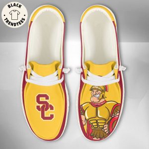 NCAA USC Trojans Custom Name Hey Dude Shoes