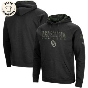 Oklahoma Sooners Logo Black Design 3D Hoodie