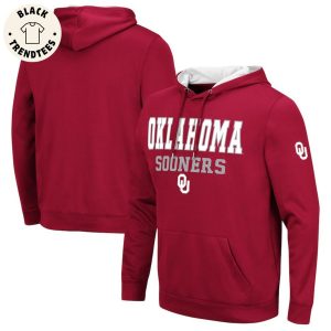 Oklahoma Sooners Red Logo Design 3D Hoodie