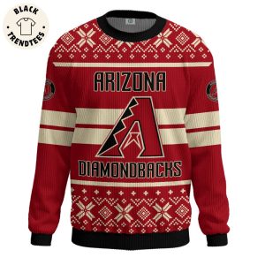 Personalized Arizona Diamondbacks Christmas Red Logo Design 3D Sweater