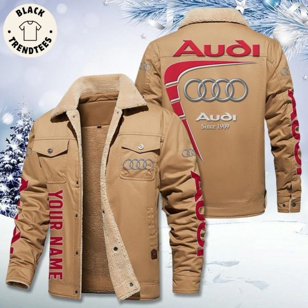 Personalized Audi DMHL0581 3116 Style Leather Jacket
