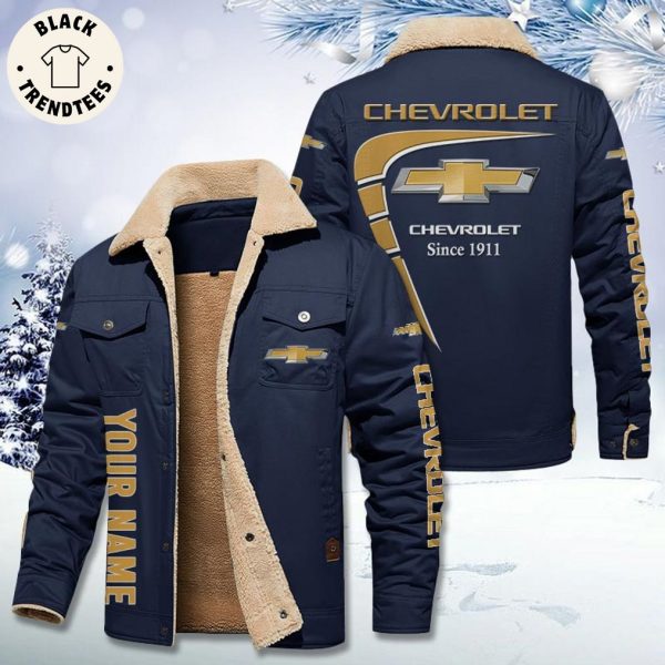Personalized Chevrolet Since 1856 Logo Design Fleece Jacket