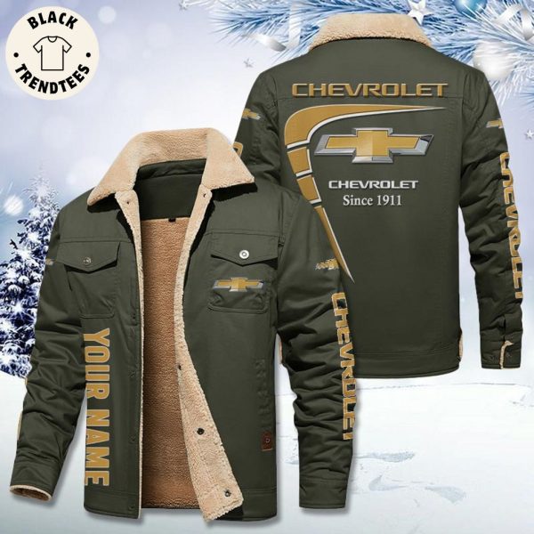 Personalized Chevrolet Since 1856 Logo Design Fleece Jacket