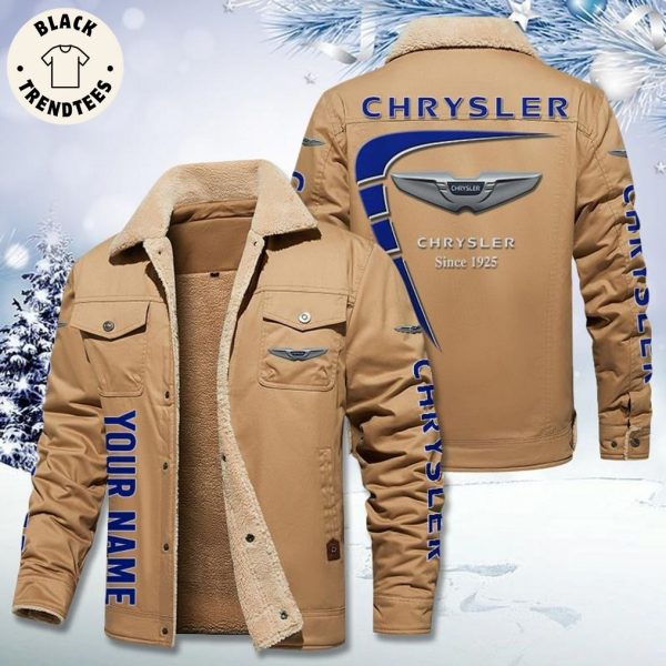 Personalized Chrysler Since 1926 Logo Design Fleece Jacket
