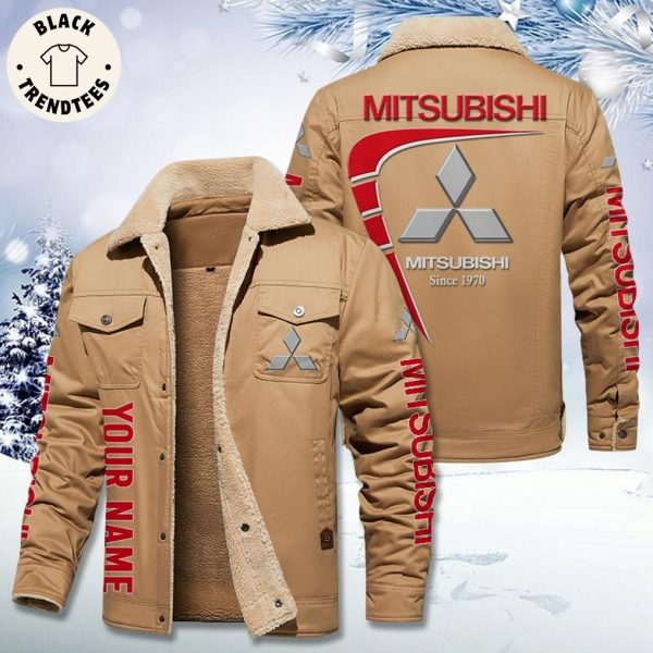Personalized Mitsubishi Since 1970 Logo Design Fleece Jacket