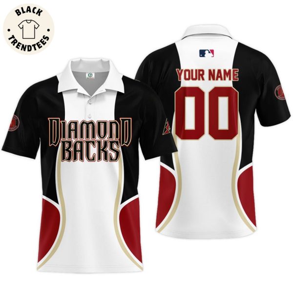 Personalized New Release Arizona Diamondbacks MLB White Black Design 3D Polo Shirt