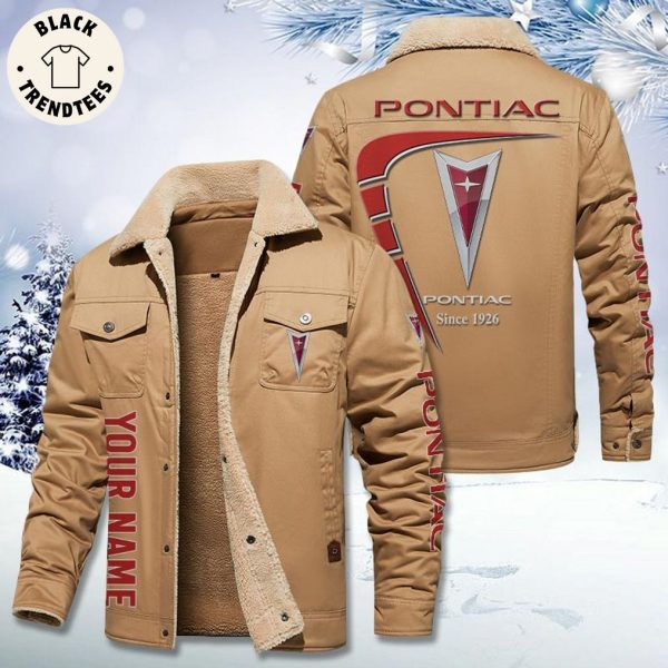 Personalized Pontiac Since 1926 Logo Design Fleece Jacket
