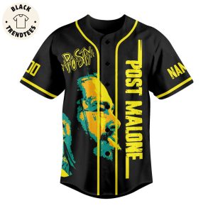 Personalized Post Malone Worked So Hard Forgot How To Vacation Black Design Baseball Jersey