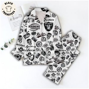 Raiders Football Skull Design Pajamas Set