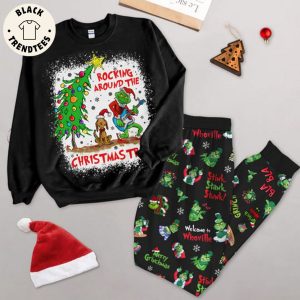 Rocking Around The Christmas Tree Design Pajamas Set