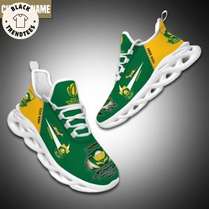 Rugby World Cup 2023 South Africa Green Yellow Design Max Soul Shoes