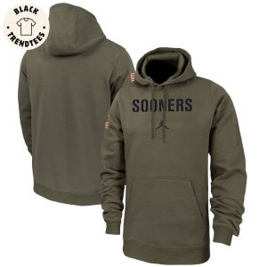 Salute To Service For Veterans Day Oklahoma Sooners Logo Design 3D Hoodie
