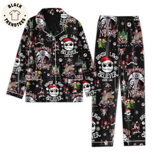 Sandy Laws Believer Since 1998 Skull Black Deisgn Pajamas Set