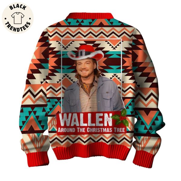 Santa Baby Put Merry Christmas Morgan Wallen Under The Tree Portrait Design 3D Sweater