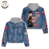 Personalized Made In Number Years Of Being An Awesome Blockhead Portrait Design Hooded Denim Jacket