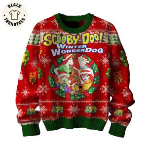 Scooby Doo Red Christmas Design 3D Sweater