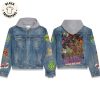 Jelly Roll Dead Man Walking Design Hooded Denim Jacket