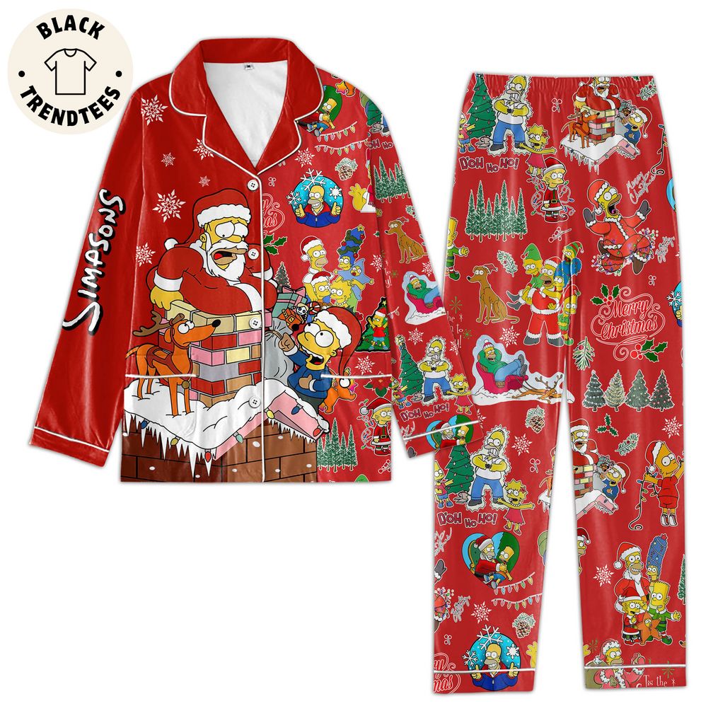 Simpsons best sale christmas pyjamas