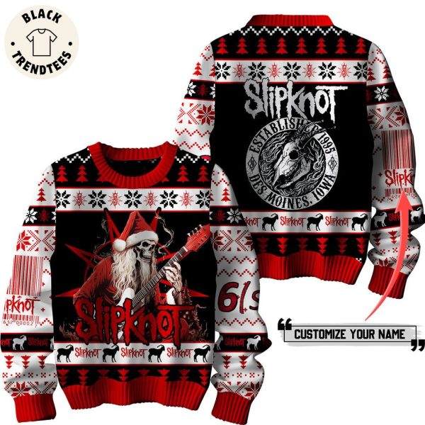 Slipknot Establish 1995 Des Monies Iowa Christmas Design 3D Sweater