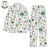 Starbucks Coffe Frappuccino Green Design Pajamas Set