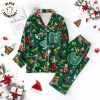 Step Into Christmas Mascot Design Pajamas Set