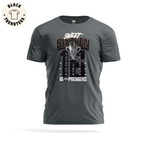 Sweet Sixteen 16 Collingwood Magpies Premiers 2023 Design 3D T-Shirt