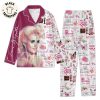 Stylishly Design In Sedge Mat Color Pajamas Set