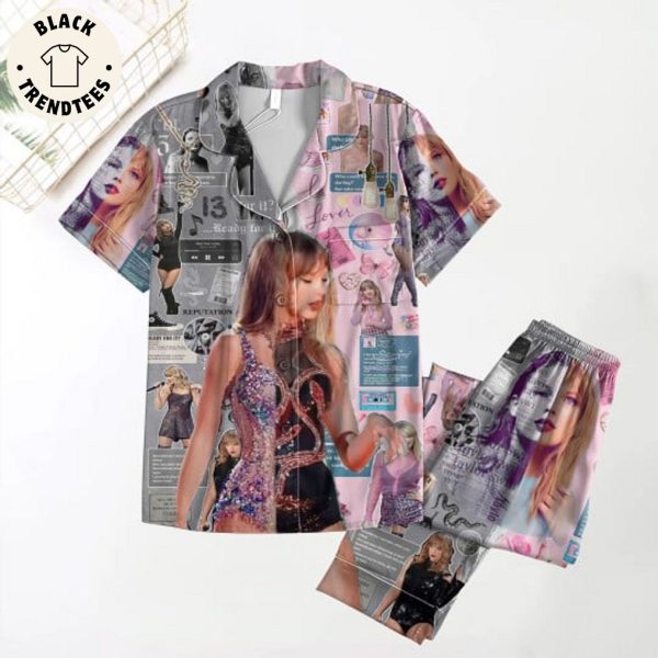 Taylor Swift Portrait Design Pajamas Set