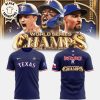2023 Fall Classic World Seiries Champions Texas Rangers Logo Gray Design 3D T-Shirt